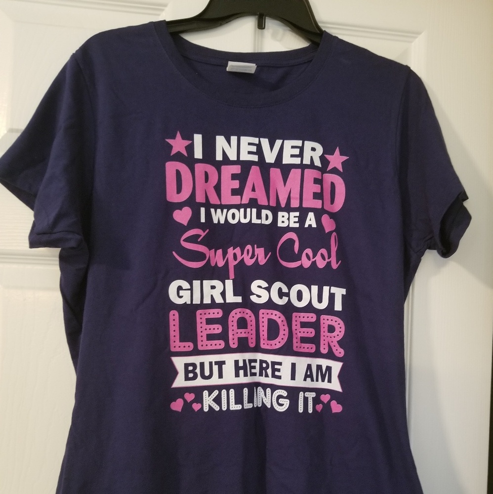 Girl scout leader shirt new